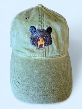 Eco Reptile Shirts Baseball Cap Cotton Bear Embroidered Blue Ridge Parkway